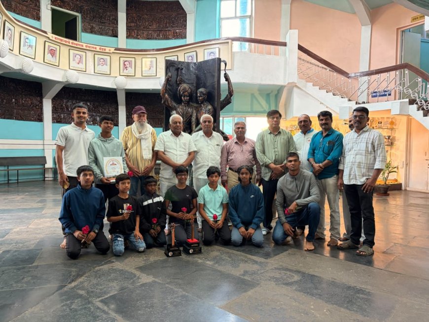 श्री आण्णासाहेब डांगे राज्यस्तरीय मल्लखांब स्पर्धेत कै. दत्ताजीराव कदम कामगार कल्याण मंडळाच्या खेळाडूंचे नेत्रदीपक यश