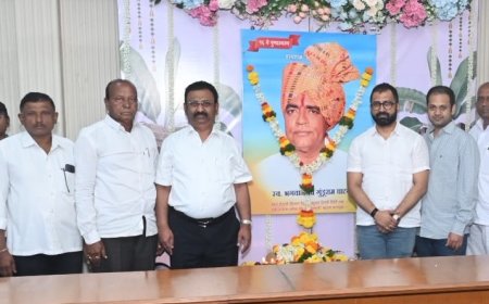 स्व.भगवानराव घाटगे यांचे कार्य समाजाला दिशादर्शक - चेअरमन माधवराव घाटगे